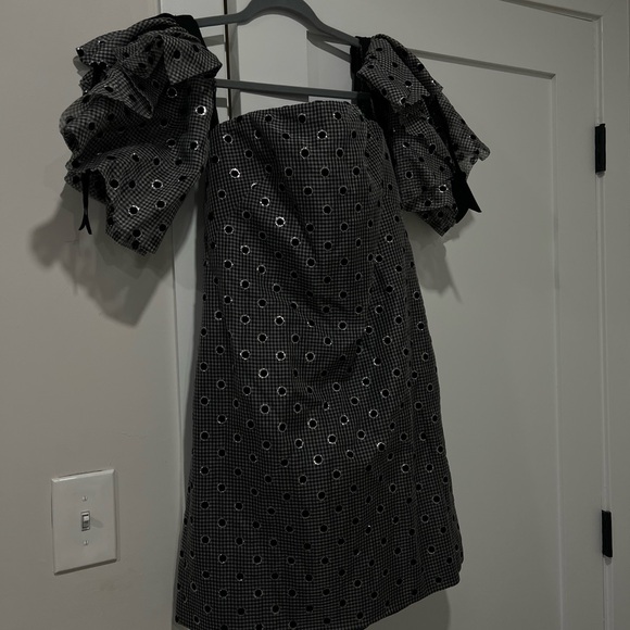 LELA ROSE POLKA DOT MINI DRESS - Picture 7 of 10